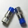 thumbnail image 4 of 100 Unids/Bolsa Totalmente de Cobre Impermeable 75-5 RG6 Extruido F-Head Cable de TV BritáNico 24 Conector Universal Blindado B, 4 of 5