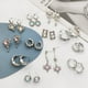 thumbnail image 2 of Pendientes de plata S925 con forma de aguja, estilo hip hop y punk, con fotografía callejera, nuevos pendientes metálicos para mujer, estilo sencillo, 2 of 6