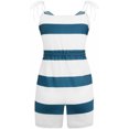 thumbnail image 3 of SAYOO vestidos para mujer sin mangas verano 2022 estampado a rayas vestidos casuales para mujer con bolsillo cuello en V cintura chaleco suelto SAYOO  Casual, 3 of 5