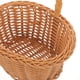 thumbnail image 3 of DEEPCRAFF 5Ud Cesta Tejida De Plástico Con Asa Para Almacenamiento Y En Tonos Marrón Claro, 3 of 6