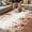 Pink, variant on Eucalyptus Leaves Outdoor Rug for Patio/Deck/Porch, Non-Slip Large Area Rug 3 x 5 Ft, Farmhouse Idyllic Flowers Floral Leaaf Indoor Outdoor Rugs Washable Area Rugs, Camping Rug Carpet Runner