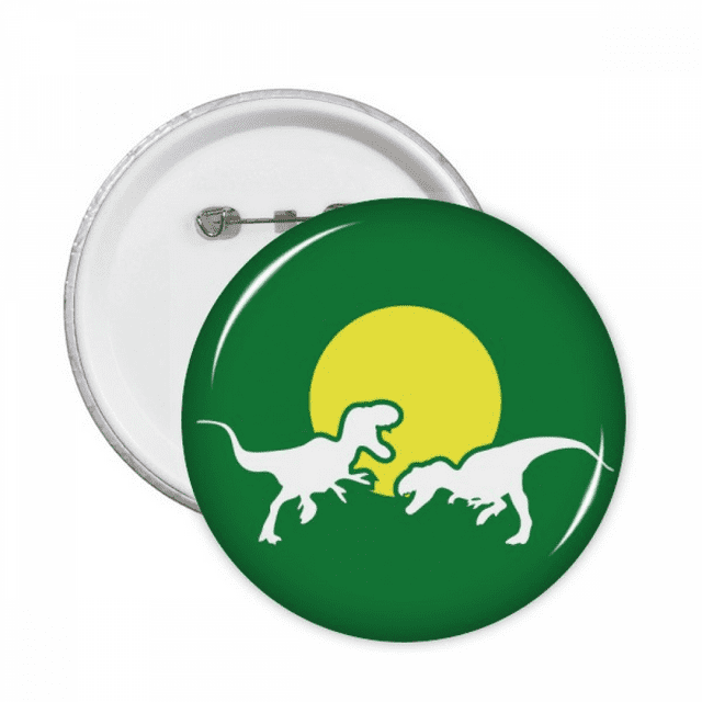 Fighting Carnivore Sun Art Deco Fashion Pins Badge Button Emblem Accessory Decoration 5pcs