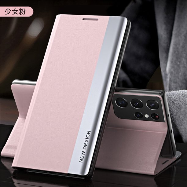 Funda con tapa magnética de cuero para Samsung Galaxy S23 Ultra S22 S21 Plus Note 20 A72 A52 A53 A32 A54 A71 A51 S20 Fe 5G, Fundas Tan Jianjun unisex