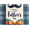 thumbnail image 3 of Decorative Design Father's Day Banner Mustache Theme Polyester Material for Indoor Decoration Holiday Celebration Event Decoration, 3 of 7