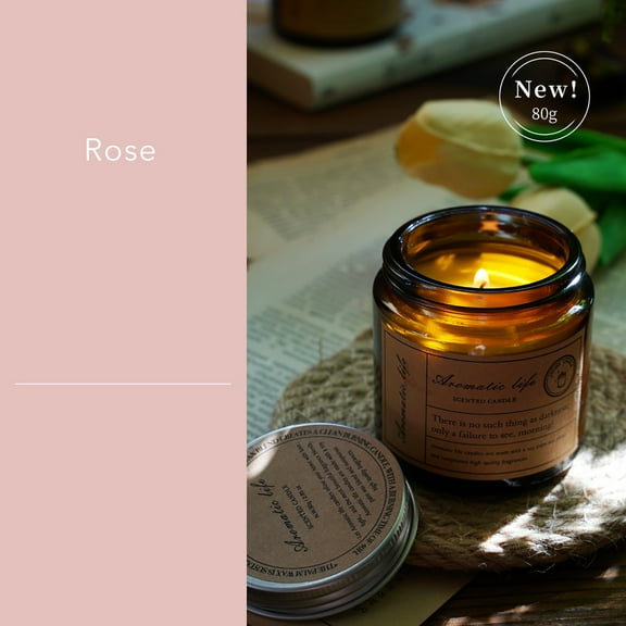 Under $10 Candle Aromatherapy Soy Wax Creative Test Frag-rance Glass Candle - B