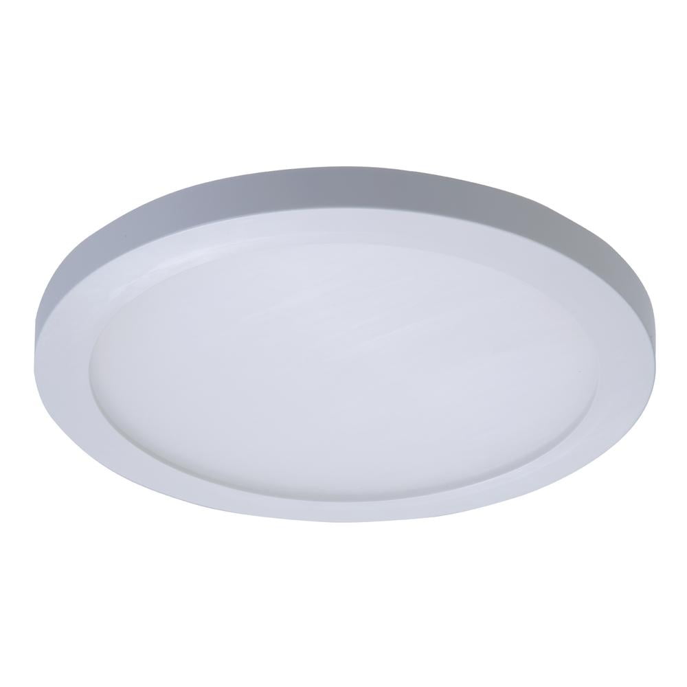 Halo Smd 5 In And 6 In White Integrated Led Recessed Round Surface Mount Ceiling Light Fixture At 90 Cri 5000k Daylight Walmart Com
