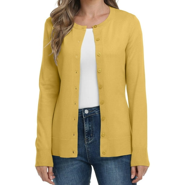 Abrigo y chaquetas informales con capucha y manga larga para mujer, blusa de manga larga con botones, camisa de punto con capucha, abrigo liso para mujer