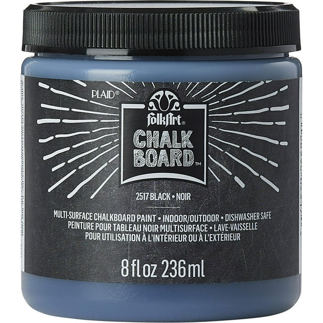 Folkart Chalkboard Paint Black 8 oz