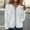White, variant on AOOCHASLIY Women's Winter Coat Clearance Women Casual Winter Knitted Long Sleeved Solid Zippered Sweater Jacket