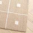 thumbnail image 3 of SAFAVIEH Martha Stewart Micro Loop Jerald Checkered Runner Rug, Beige/Ivory, 2'3" x 8', 3 of 10