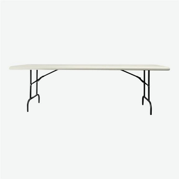 AbilityOne NSN7241198 96 x 29 x 30 in. Folding Table, Platinum Gray