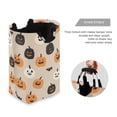 thumbnail image 3 of Yayeee Freestanding Laundry Hamper with Handle Collapsible Large Storage Basket for Clothes, Beige Halloween Pumpkin, 3 of 7
