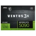 Tarjeta de Video MSI GeForce RTX 5090 32G VENTUS 3X OC 32GB GDDR7 3 Fan DLSS 4 PCI Express 5.0 IA G5090-32V3C