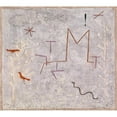 thumbnail image 2 of Paul Klee 16x15 Gold Ornate Wood Frame and Double Matted Museum Art Print Titled - Garden Gate K (1932), 2 of 4