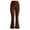 Coffee, variant on Womens Yoga Pants Flared High-Waist Full-Length Yoga Pants Dance Studio Charming Activewear Tummy Control Yoga Leggings