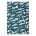 thumbnail image 2 of Unique Loom Outdoor Coastal Collection Area Rug - Whish (5' 3" x 8' Rectangle Blue/Ivory), 2 of 10