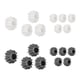 thumbnail image 3 of Injueey Bolas de lana para secadora de secado rápido, limpieza eficiente para todos los tejidos, bolas de lana para secadora de fórmula no Suministros de limpieza para el hogar gris 5 piezas, 3 of 6