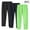 01 Green, variant on Hicidod 3 Pack Leggings for Girls Thick Soft Solid Hight Waist Toddler Tights Pants Comfortable Full Length Stretchy Leggings