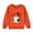 Orange, variant on Odeerbi Kids Boys Girls Halloween Ghost Crewneck Sweatshirts Fall Winter Cotton Sweatshirt Kids Kids Cute Solid Color Halloween Long Sleeve Sweatshirts Top Kids Clothes Yellow