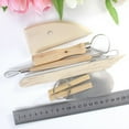 thumbnail image 2 of Clay Carving Tool Pottery Modeling Sculpture Bamboo Wooden Sponge Sculpting and Tools Kit 8 Pcs, 2 of 4