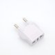 thumbnail image 1 of Blanco Adaptador de enchufe de EE. UU. a Francia de 3 piezas, Adaptador de enchufe de EE. UU. a Francia, Adaptador de enchufe de EE. UU. a 2 pines Euro Francia, Alemania, España, Adaptador de EE. UU., 1 of 5