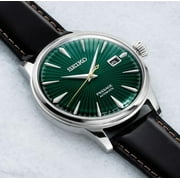 Seiko Presage Mens Stainless Steel Green Dial Automatic Watch SRPD37