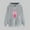 Gray#1, variant on Womens Sweatshirts Plus Size,Ladies' Valentine's Day Printed Long Sleeved Hooded Sweatshirt Top One Size Larger Purple M