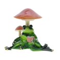 thumbnail image 2 of Figuras de rana, esculturas, regalo, novedad, arte, decoración, resina, artesanía animal única B, 2 of 9
