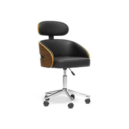 UPC 847321009974 product image for Baxton Studio Kneppe Black Modern Office Chair | upcitemdb.com