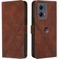 thumbnail image 2 of Case for Motorola Moto Edge 5G 2024 Wallet Case, Moto Edge 5G 2024 Phone Case with Card Holder Kickstand Magnetic Closure Durable Leather Shockproof Cover for Moto Edge 5G 2024 Brown YBS, 2 of 16