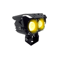 thumbnail image 3 of Faro LED para moto Rasen con visera luz amarillo-blanco amarillo, 3 of 6