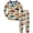 Khaki Cars, variant on WIBACKER 2-8Y Kids and Toddler Boys Long Sleeve Pajamas 2 Piece Pjs Set 100% Cotton Sleepwear Astronaut Jammies