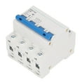 thumbnail image 3 of Low Voltage Air Switch, DZ47-63 C16 Modular Structure 4P Circuit Breaker AC 400V 16A PA66 Nylon  For Buildings Lighting System, 3 of 8