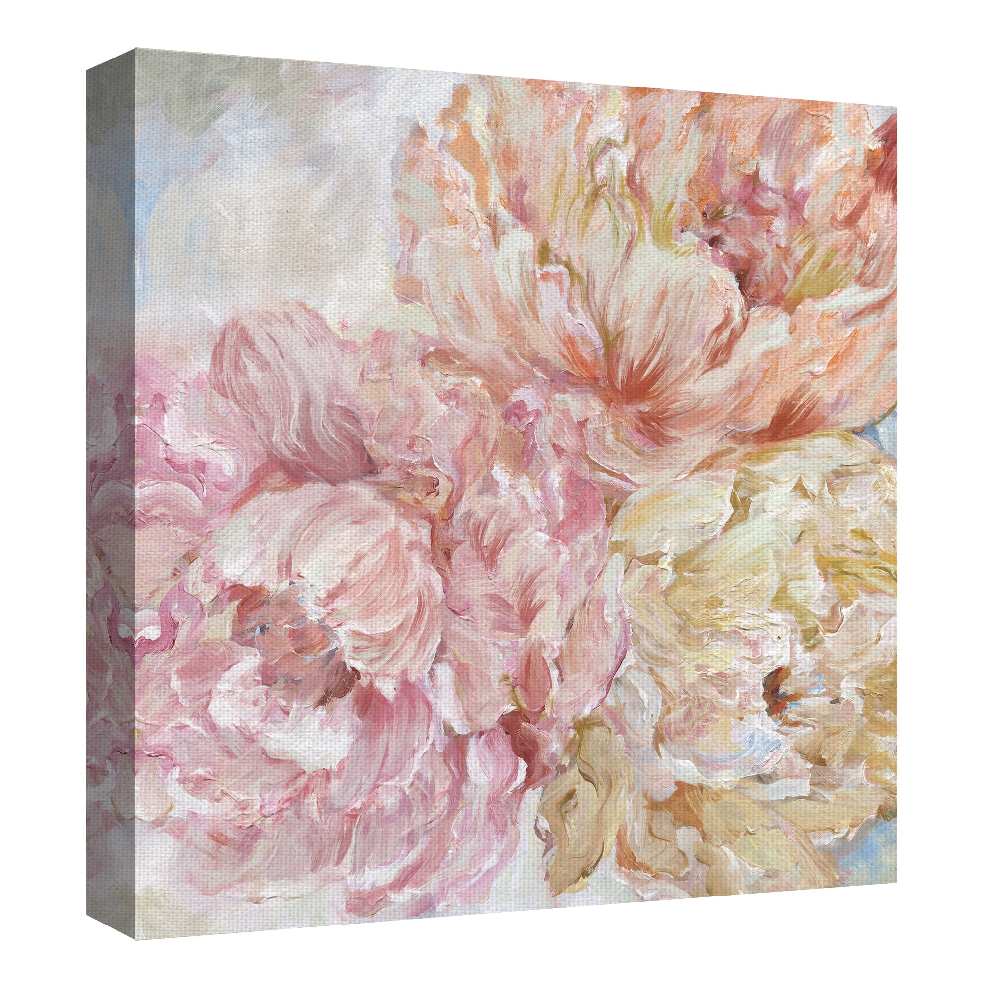 Masterpiece Art Gallery Contemporary Peonies 2 by Nan Canvas Art Print 30" x 30"