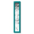 thumbnail image 2 of ArtToFrames 4" x 24" Aqua Picture Frame, 4x24 inch Green Wood Poster Frame (WOM-4428), 2 of 8