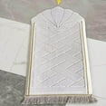 thumbnail image 2 of Portable Soft Muslim Carpet Area Rugs Eid Wedding Birthday Present Light Gray, 2 of 9