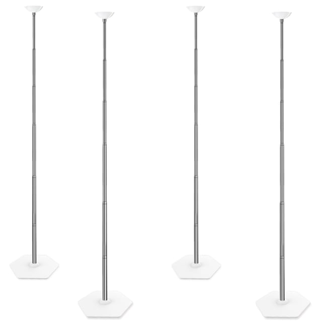 Juego de soportes telescópicos para globos TEKXYZ de metal de 1.5 a 7 pies x4