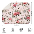 thumbnail image 2 of Microfibre Drying Mat for Kitchen Pioneer Dish Drying Drainer Mat Absorbent Colorful Floral Drying Mat Washing Up for Glass, Plate & Cup 18inch X 24inch, 2 of 5