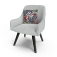 thumbnail image 3 of Flowers In The Forest' Pink Abstract By Masters Fine Art 16 X 16 Decorative Throw Pillow, 3 of 4