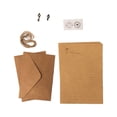 thumbnail image 2 of Injueey Paquete de 12 sobres Kraft, artesanía, accesorio escolar, mano de obra, papel de carta, sobres hechos a mano, suministro de papelería cartulina Tipo 14, 2 of 6