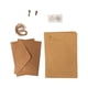 thumbnail image 4 of Tholdsy Paquete de 12 sobres de Kraft, superficie lisa antigua, accesorio escolar, sin rebabas, papel de letras, cuerda de cáñamo, suministro Type2 NO2, 4 of 6
