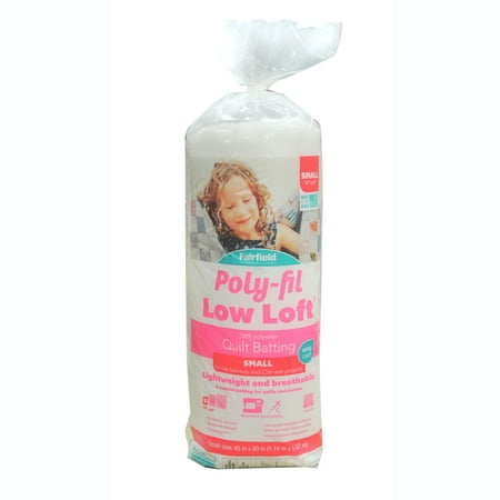 UPC: 0035352360458 | Poly-Fil® Low-Loft® 100% Polyester Batting by Fairfield™  45  x 60   Precut  White