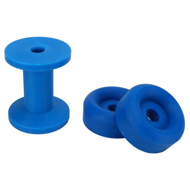 Rodillo de parada de proa para remolque, rodillo de quilla de PVC azul, resistente al desgaste, resistente al agua, para barco, 3 uds.