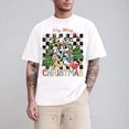 thumbnail image 1 of Disney Mickey Mouse Checkered Very Merry Christmas Graphic T-Shirt All Size S-5XL, 1 of 4