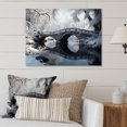 thumbnail image 2 of Designart "Snowy Bridges in the Winter Landscape I" Landscapes Metal Art Print, 2 of 5