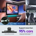 thumbnail image 4 of OKG 13.3Inch Android 11 Car Tablet TV, Car Headrest Monitor Touchscreen Support 5G WiFi Wireless Phone Mirror Link Airplay HDMI Bluetooth USB SD Car Video Player (13.3" 2G Ram+32G ROM(1*pc)), 4 of 6