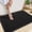 Black, variant on Waffle Bath Mat 72x17, Extra Soft Absorbent Bathroom Rugs, Non Slip Machine Washable Quick Dry Bath Rugs for Bathroom Floor, Tub, Shower, Home Decor Accessories, Brown