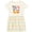 Natural with Stripes, variant on Inktastic When God Made Me He Said Ta-da Girls Toddler Dress