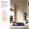 thumbnail image 3 of ODIKA 5'x7' Machine Washable Non-Slip Area Rug, Shadow Round High Traffic Rug, Purple, 38883, 3 of 7