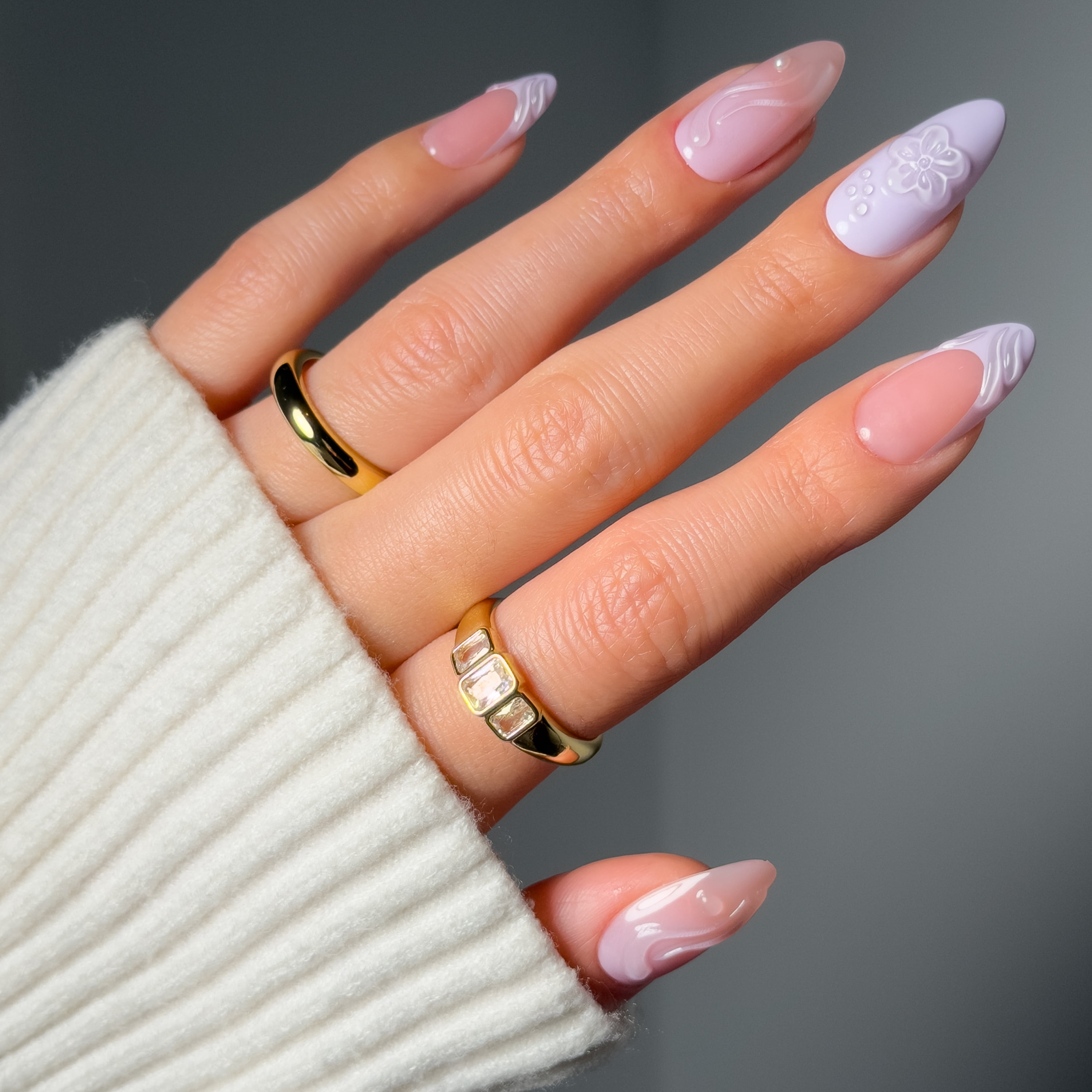 Salon Perfect Artificial Fake Press On Nails, 452 Viral Nail Edit